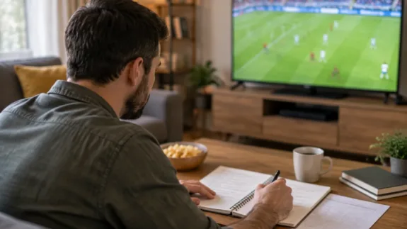 Adeptos a acompanhar um evento desportivo